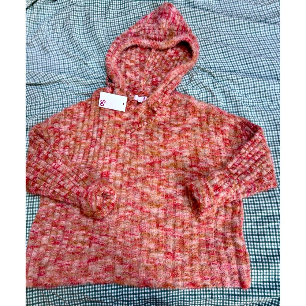 SO Warm Red and Orange Toned Pullover size XL BNWT